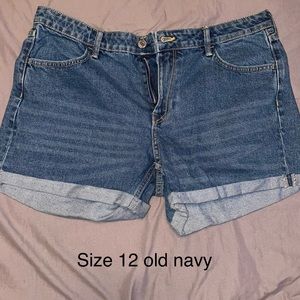 Old navy jean shorts